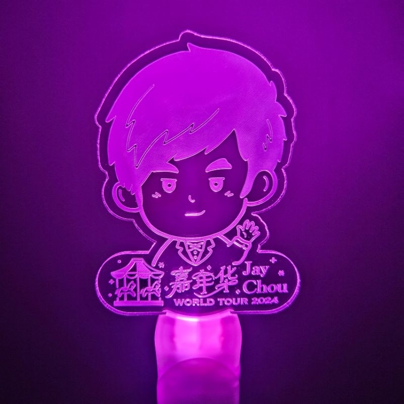 LIGHTSTICK JAY CHOU CARNIVAL WORLD TOUR, LIGHTSTICK CHIBI MULTI COLOUR 15 WARNA, LIGHTSTICK KONSER J