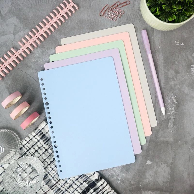 

DIY Binder Covers Macaron Pastel Color / Cover Binder Warna Pastel