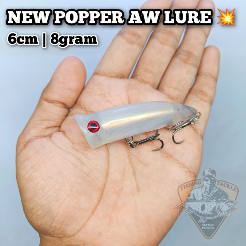 POPPER AW LURE 6CM UMPAN CASTING TOP WATER