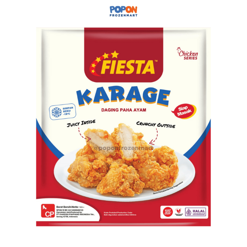 

FIESTA KARAGE 400 GR / DAGING PAHA AYAM KARAGE