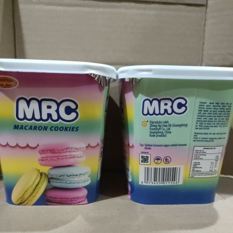 

ranjani MRC Macaron Cookies kukis dengan krim aneka rasa