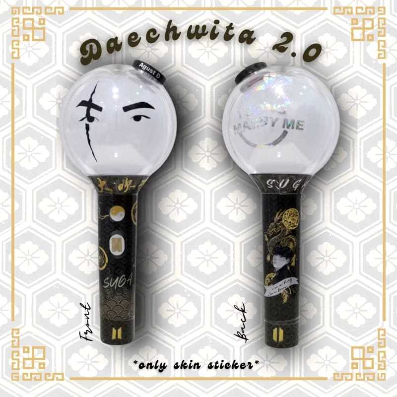 

Skin Sticker Decal Army Bomb DAECHWITA 2.0 New Version | Sticker saja bukan light stick | By Aesthetihu