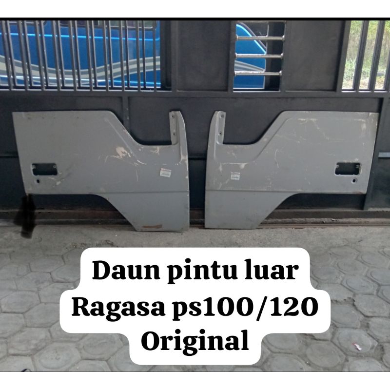 Kulit pintu luar daun pintu luar Ragasa ps100/120 original ktb asli
