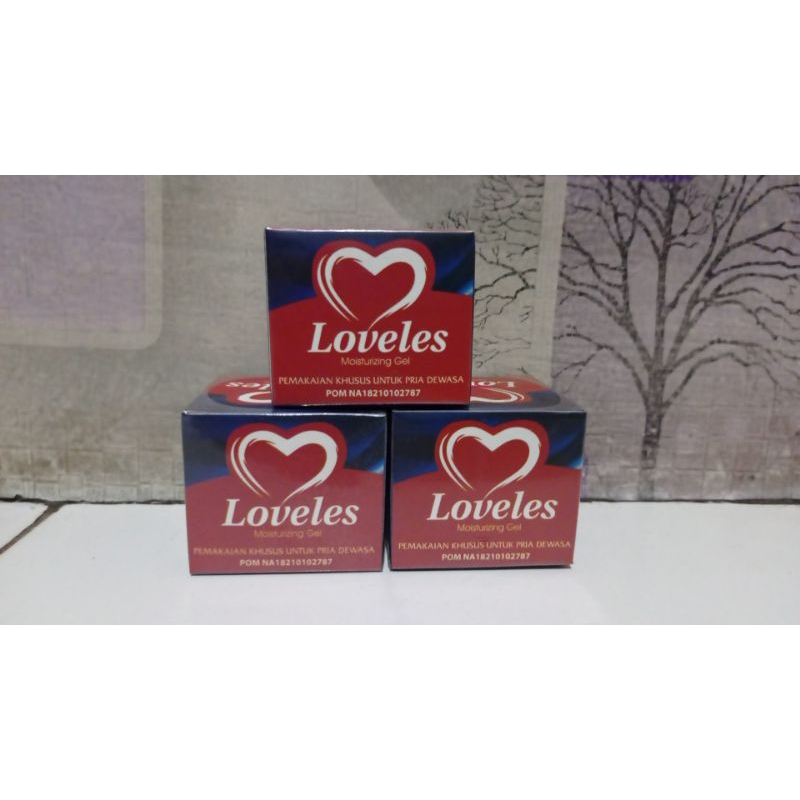 Loveles Moisturizing Gel Asli Original | Obat Oles Kuat Stamina Perkasa Tahan Lama Pria