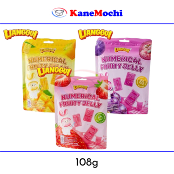 

LIANGGUI NUMERICAL FRUITY JELLY 108G RASA MANGGA. ANGGUR, STROBERI