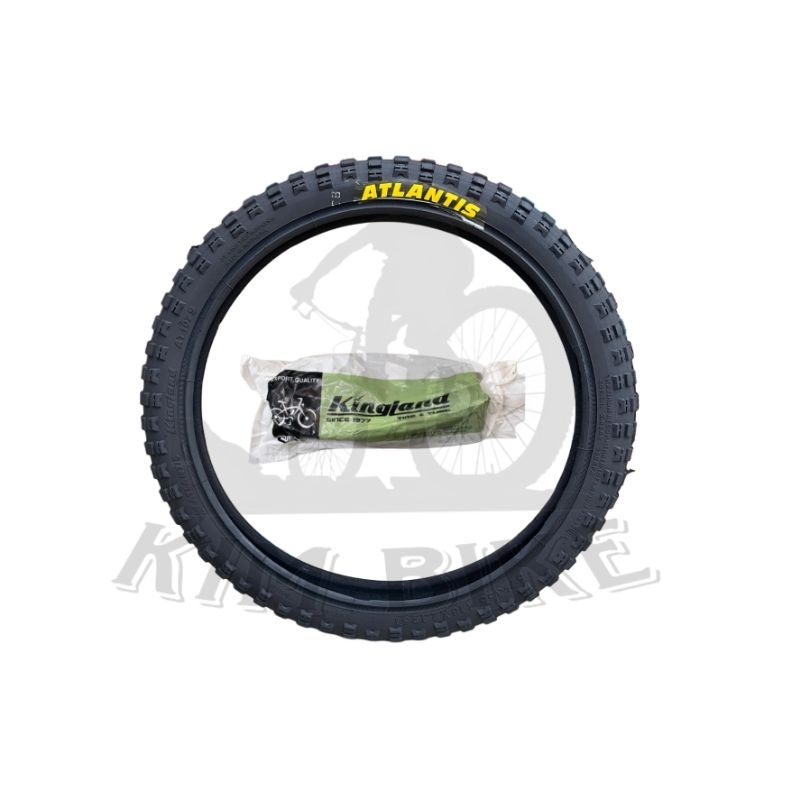 Ban Luar dan Ban Dalam Paket Ban Luar dan Ban Dalam Sepeda BMX, Mini, Lipat, Anak, MTB ukuran  18 x 