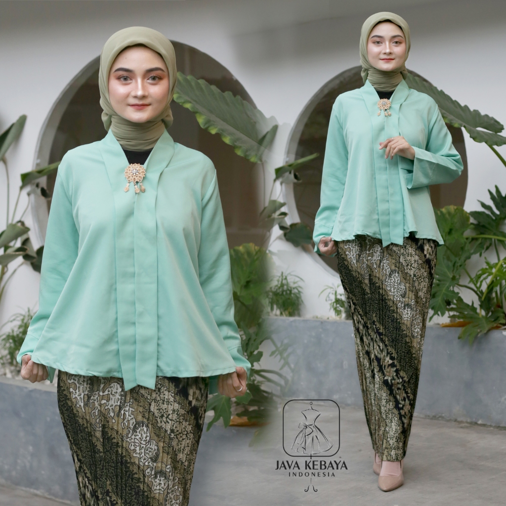 Hijau Mint - 𝗦𝗲𝘁𝗲𝗹𝗮𝗻 & 𝗔𝘁𝗮𝘀𝗮𝗻 𝗞𝗲𝗯𝗮𝘆𝗮 𝗙𝗹𝗼𝘆 𝗕𝗮𝗹𝗼𝘁𝗲𝗹𝗶 𝗞𝘂𝘁𝘂𝗕𝗮𝗿𝘂 / Setelan Wanita Kekinian / Floy Kutu Ba