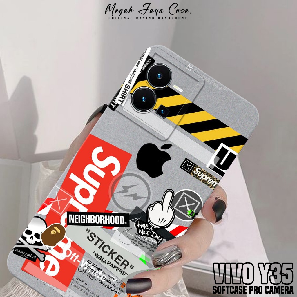 Case VIVO Y35 - Casing Hp VIVO Y35 Terbaru Motif BA - Silikon Hp VIVO Y35 - Cover Hp - Kesing Hp VIV