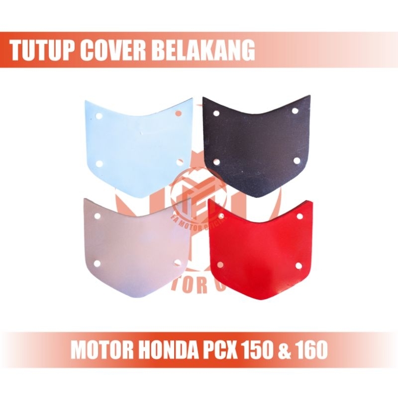 lid grab ril cover tail TUTUP BEHEL begal jok pcx 150cc & 160cc k1z warna Merah putih silver Hitam (