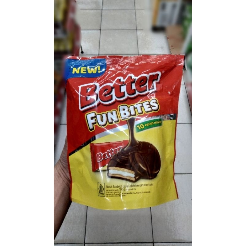 

Cemilan Biskuit Better Fun Bites 10 packs