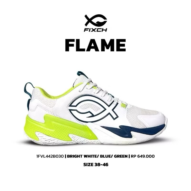 SEPATU VOLI FIXCH FLAME ORIGINAL - SEPATU VOLI FIXCH FLAMES