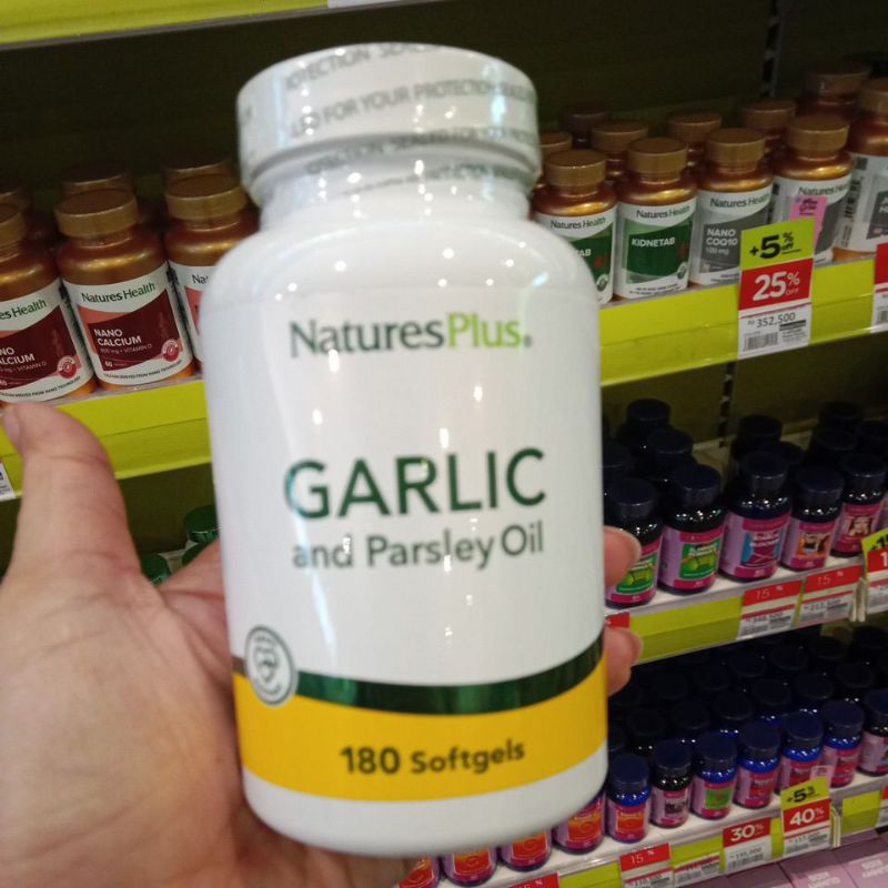 Nature's Nature natures plus garlic & Parsley Oil 180 kapsul