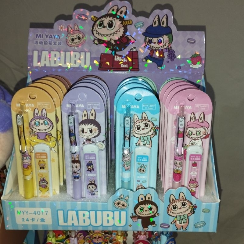 

pensil mekanik set labubu