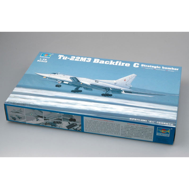 Pesawat Tu-22M3 Backfire C Strategic bomber Skala 1:72 Trumpeter