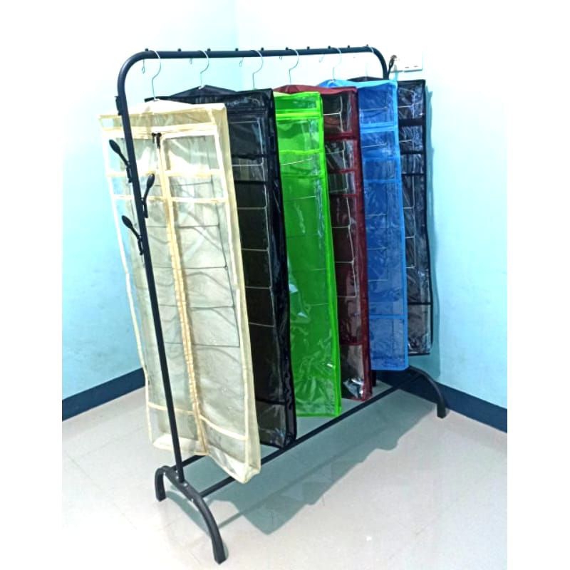 Rak Hijab/COD Rak Hijab Gantung premium polos Jumbo Dn Collection 97 warna polos ukuran 45x120x10/Ra