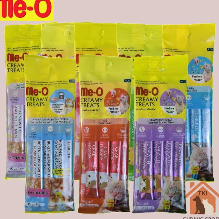 Murah Hemat MEO CREAMY Treats 6gr Meo Cat Snack