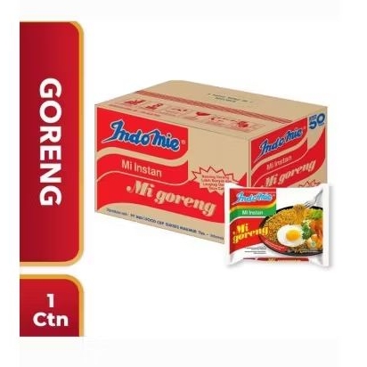 

INDOMIE GORENG 1 DUS KARTON ISI 40 PCS