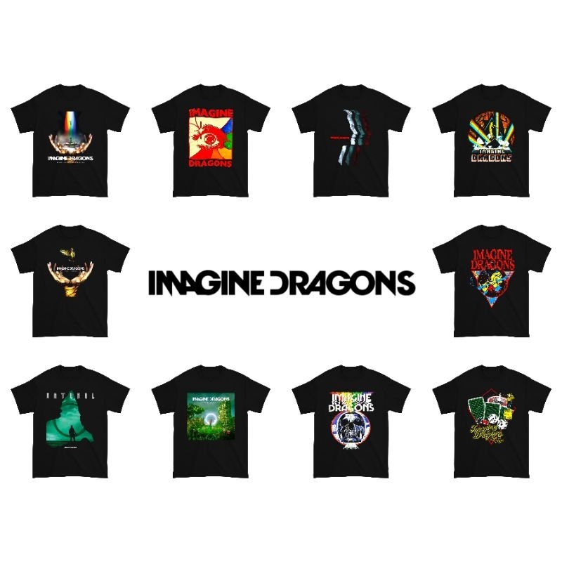 Kaos Imagine Dragons Band Music / Kaos Band Imagine Dragons / Baju Imagine Dragons Band Music / Baju