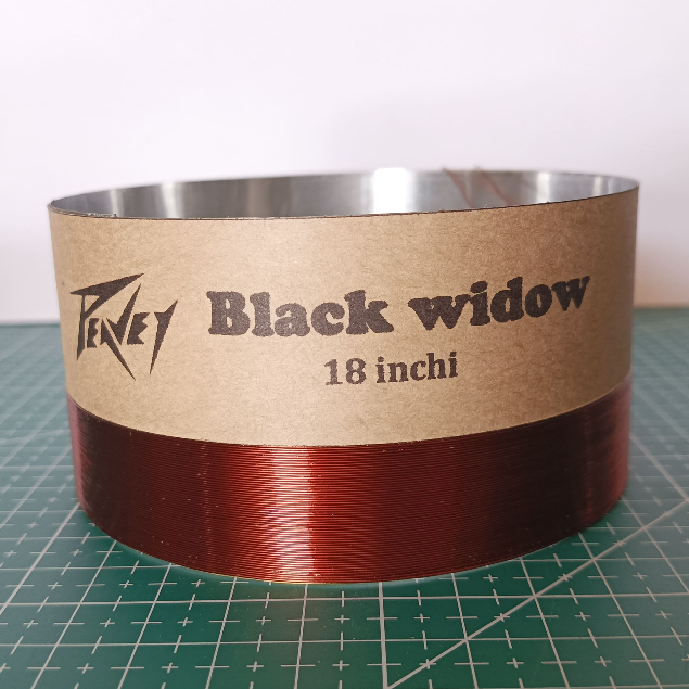 Voice Coil speaker / Spul speaker Black Widow 18 Inch Produksi Lokal diameter 99,2 mm