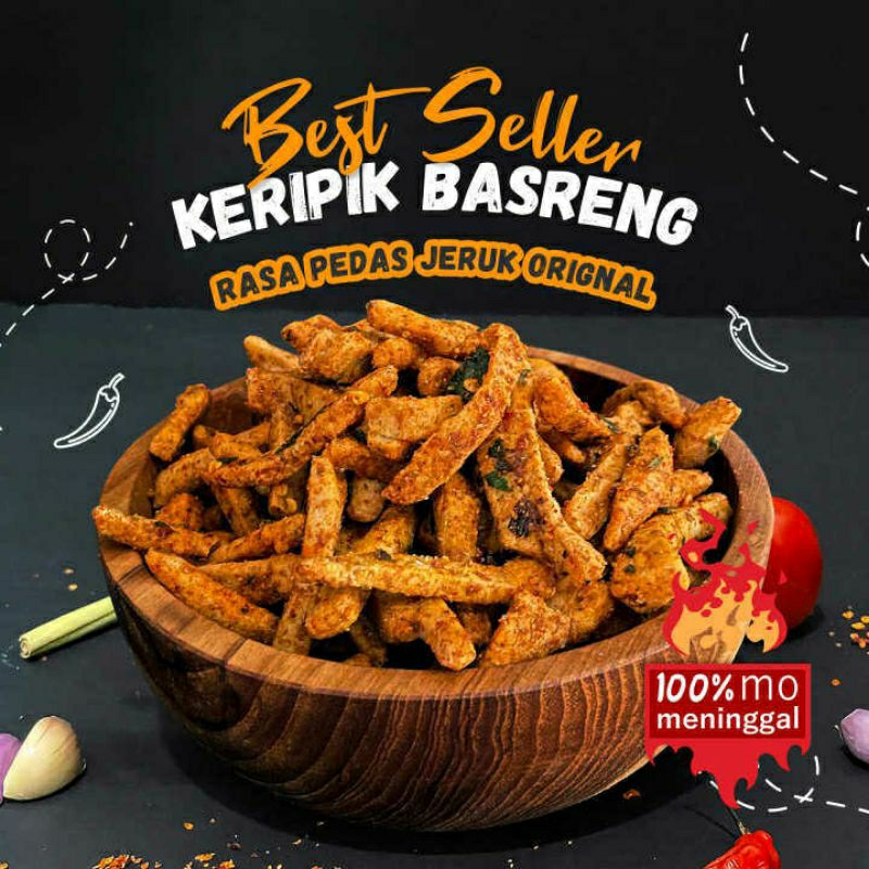 

BASRENG PEDAS DAUN JERUK 250 Gram
