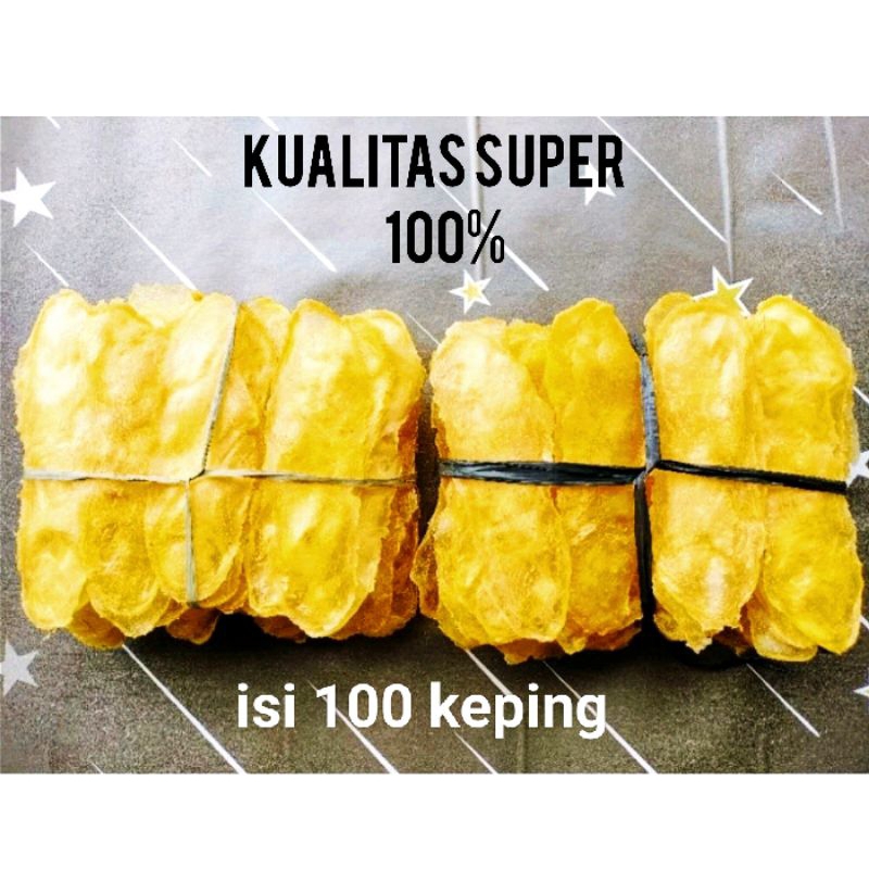 

keripik singkong khas madura kualitas super ukuran besar dan panjang cantik dan bersih(sangat enak dibuat untuk rujak,bakso dll.)