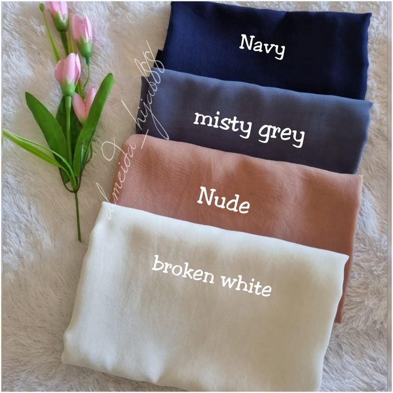 JILBAB BELLA SQUARE SEGI EMPAT / HIJAB BELLA SQUARE TERBARU WARNA TERLENGKAP