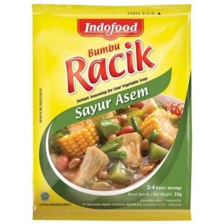 

Bumbu Racik Instan Indofood Masakan Sayur Asem Halal