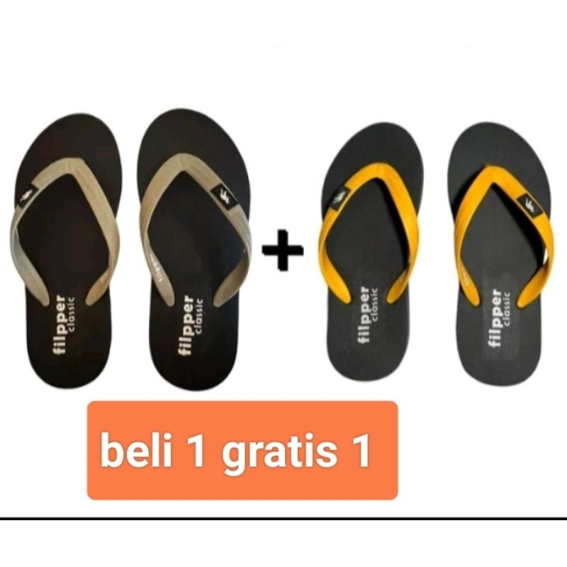 Sandal fipper Cowok cewek unisex