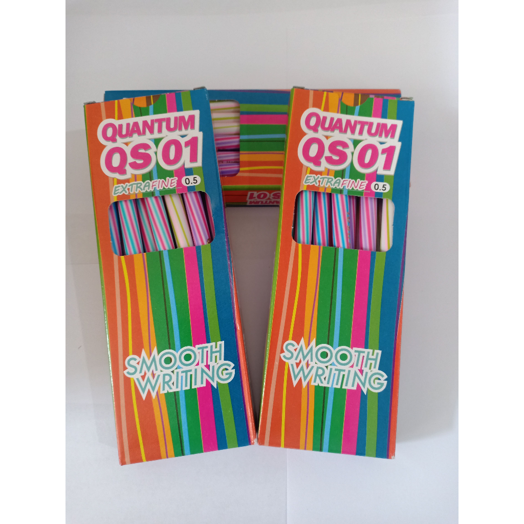 

[ 1 PAK ] Pulpen Bolpen Pen Quantum QS 01 murah Isi 12 pcs