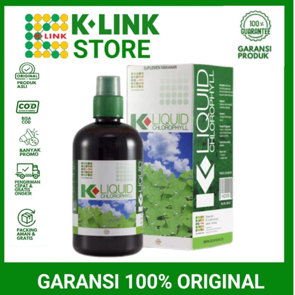 K-LIQUID CHLOROPHYLL 500 ml KLOROFIL K-LINKORIGINAL Clorofil klorofil k link original klorofil k lin