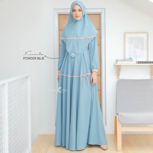 Kananta dress GAMIS MUSLIM SYARI Original Emmaqueen Tersedia SIZE S-XXL ( BISA DRESS ONLY BISA SATU 