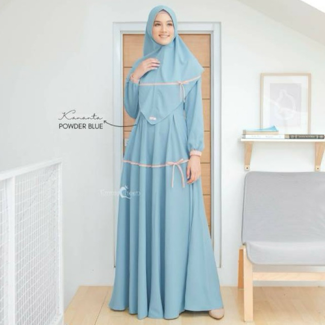 Emmaqueen kananta dress  GAMIS MUSLIM SYARI BUSUI SIZE S-XXL ( BISA DRESS ONLY BISA SATU SET JILBAB)