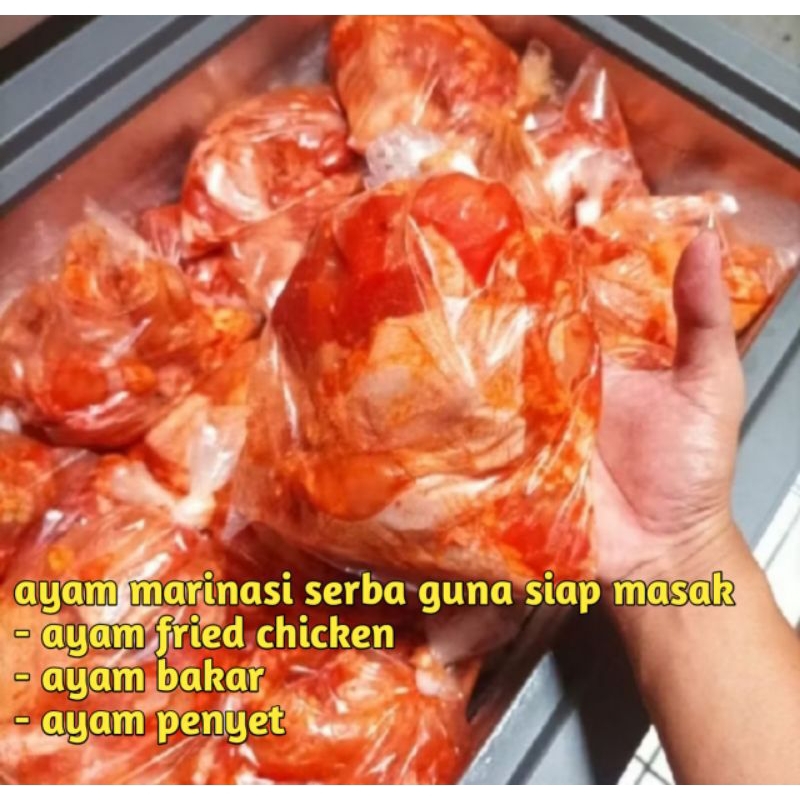 

ayam marinasi fried chicken serba guna potong 12 ukuran 1,3kg(-+)