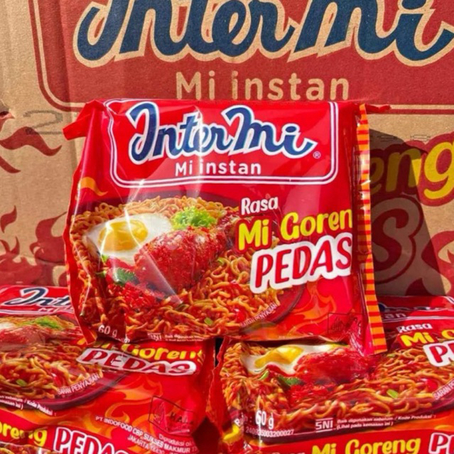 

1 Dus Intermie Mie Goreng Pedas isi 40 Bungkus / Mie instan Murah