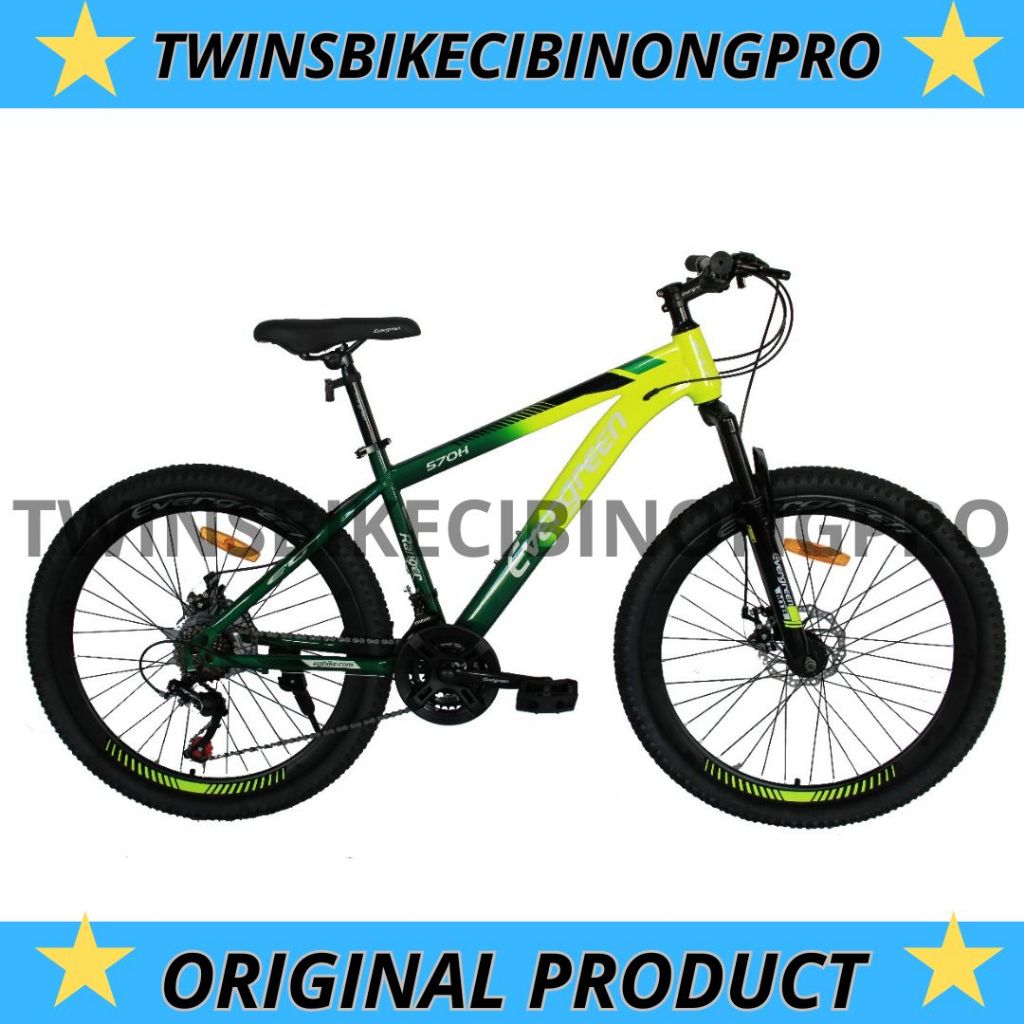 Sepeda Gunung MTB 26 EVERGREEN 570H 3 x 7 Speed