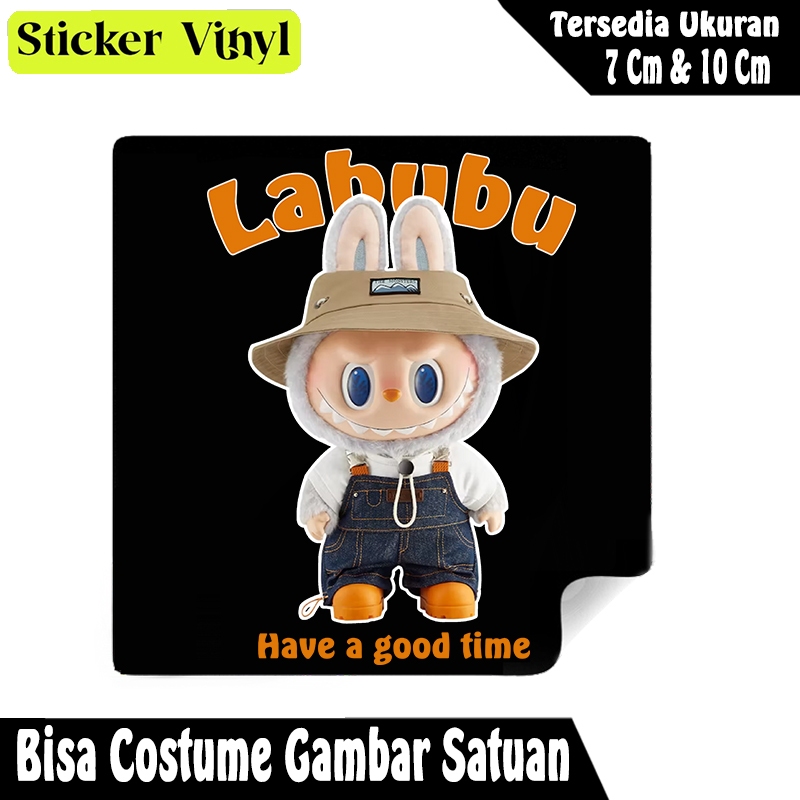 

Stiker Sticker Boneka Labubu Orange Cute Lucu Bahan Vinyl Tahan Air Bisa Custom Desain Gambar Sendiri Satuan