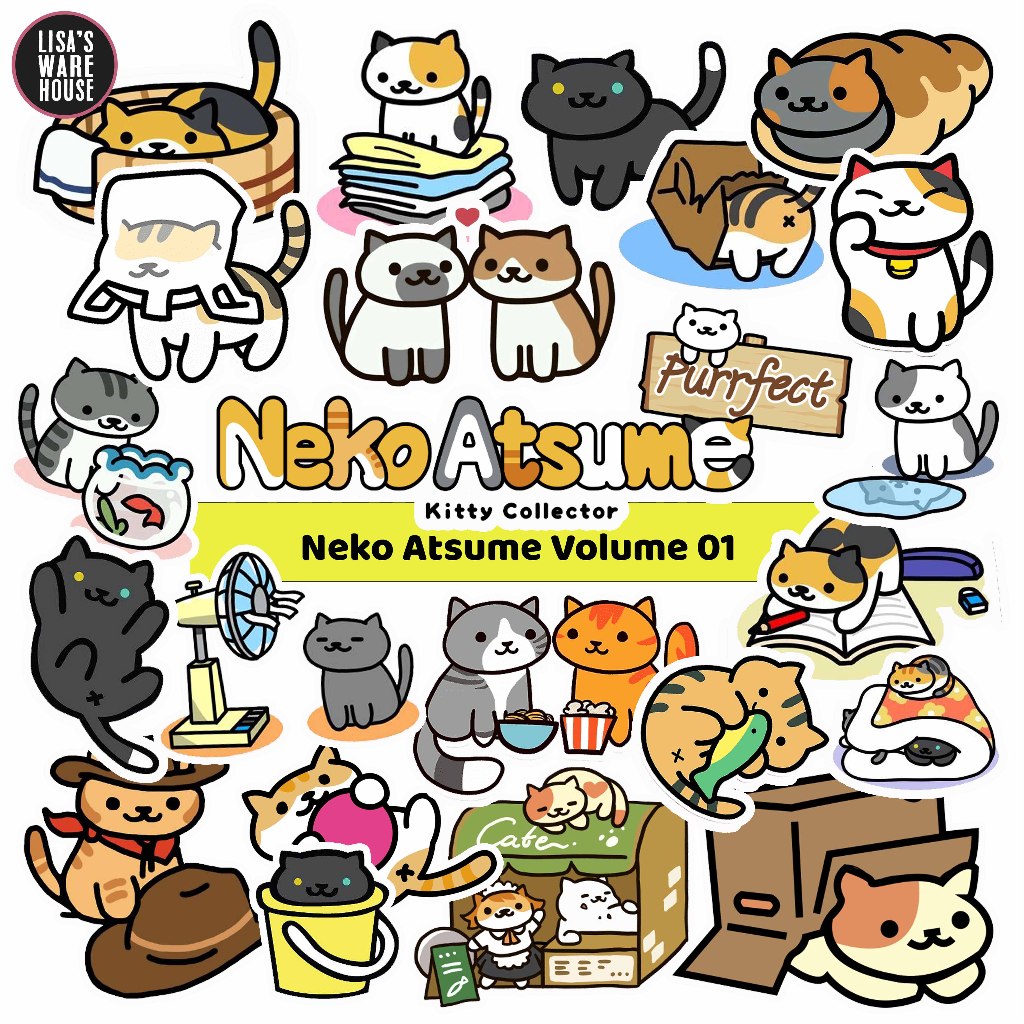 

Sticker Neko Atsume Volume 01