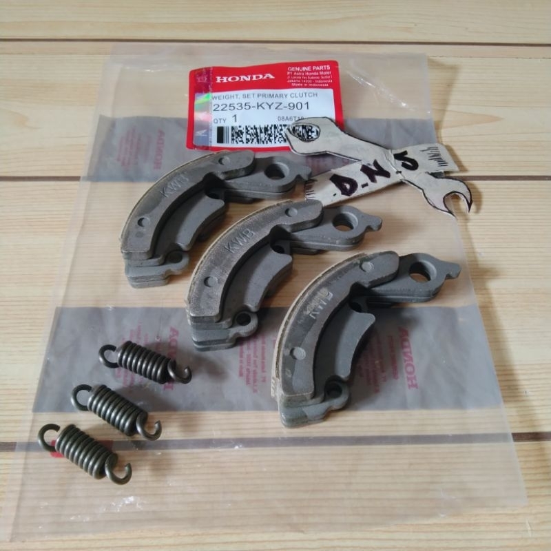 Kampas ganda only KYZ Honda supra x125 helm in,supra x 125 fi,blade 125 fi.