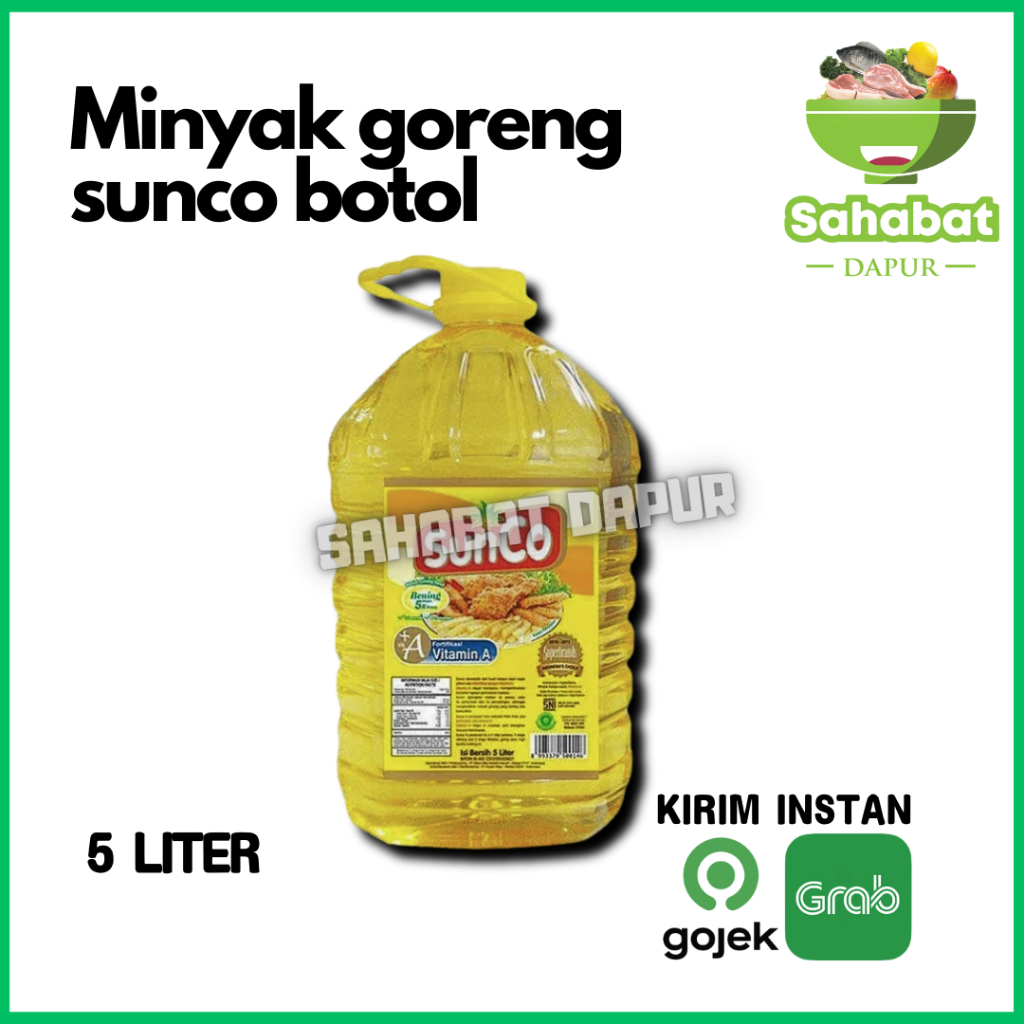 

Minyak Goreng Sunco Botol 5 Liter - Sahabatdapur