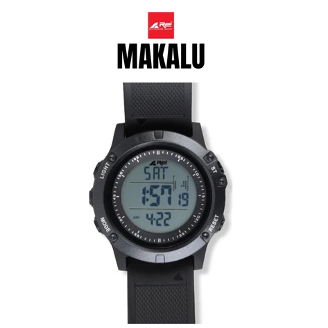Rei Jam Tangan Digital Pria Makalu Arei Outdoorgear watch water resistant rei