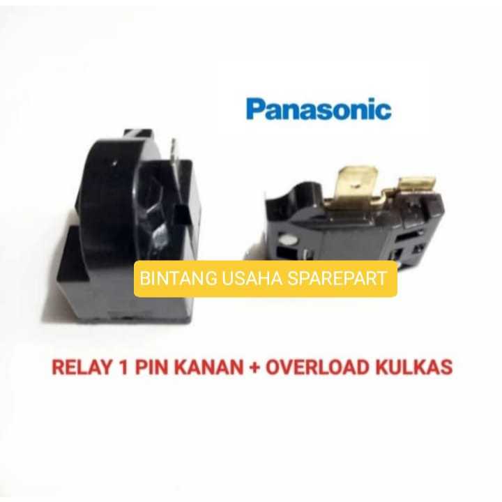 [ Set Relay ] Relay Overload Kulkas PANASONIC Freezer Box GEA Pin 1