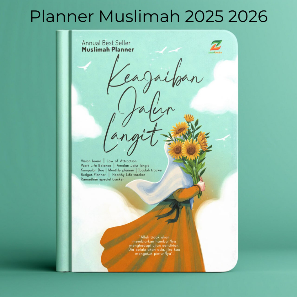 Buku Muslimah Planner 2024 2025 2026 Jalur Langit Notebook Journal Book Jurnal Aesthetic