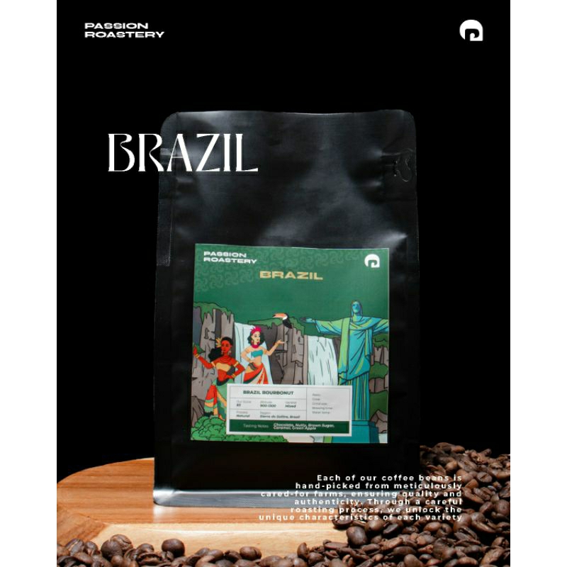 

Bean Single Origin Brazil Bourbonut 250gr