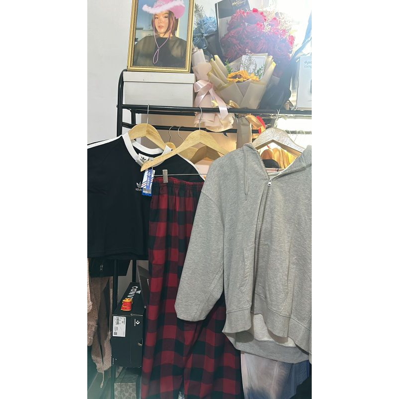 Dp 80 ,crop,tangtop,celana,hoodie