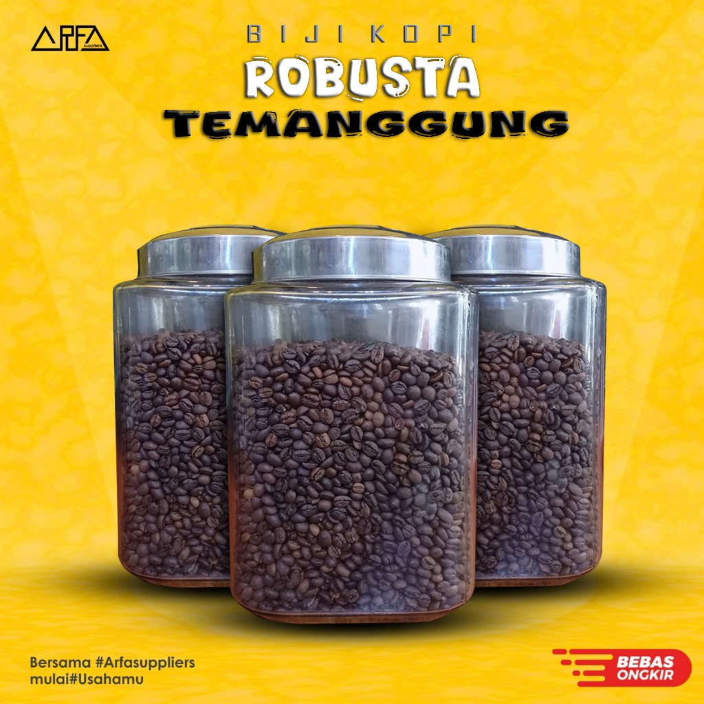 

Biji Kopi Robusta Temanggung 250gr
