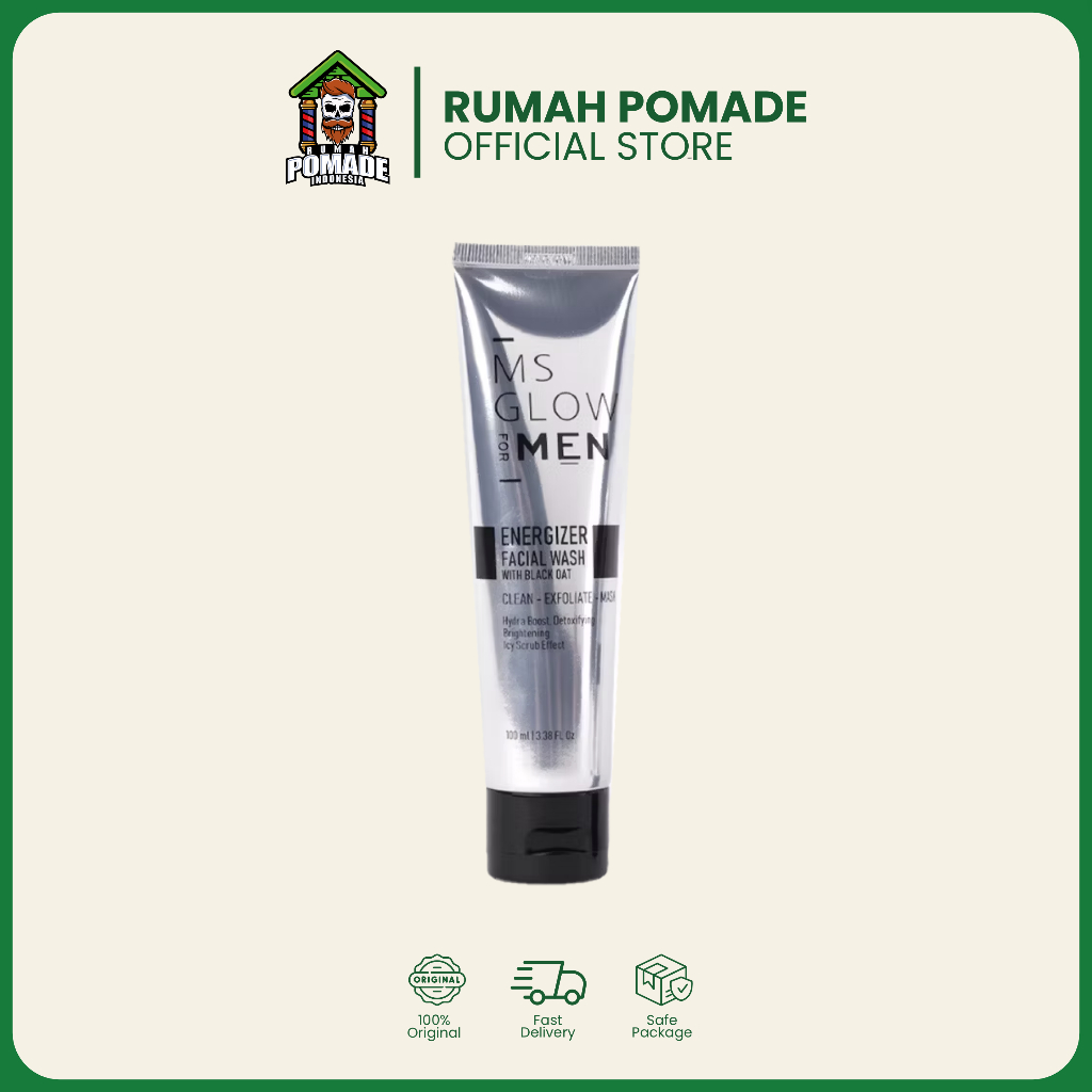 FACIAL WASH - MS GLOW MEN Sabun Wajah Pria Ms Glow Agen Resmi Asli