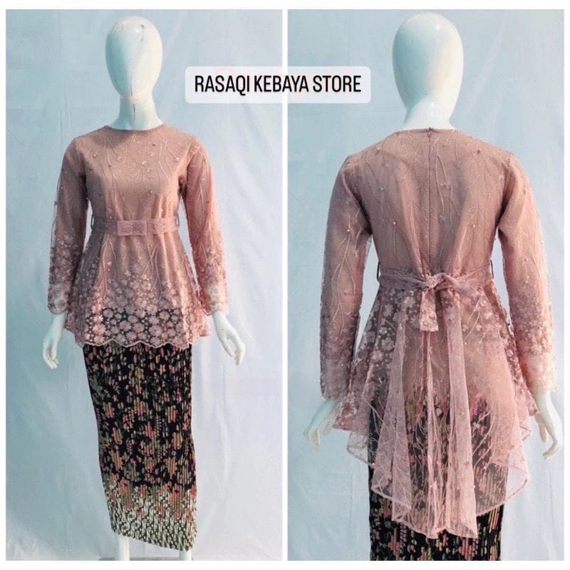 FLASH SALE (BAYAR DITEMPAT)SETELAN KEBAYA PITA BY RASAQI KEBAYA / BABYDOLL PITA SETELAN KEBAYA