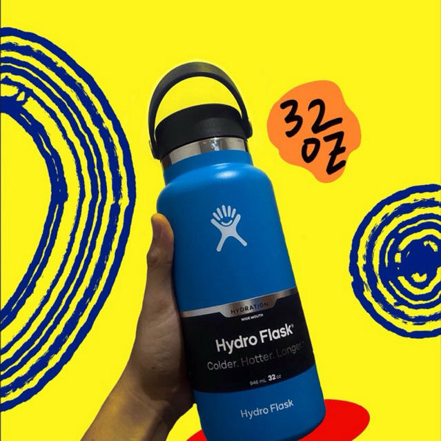 hydroflask 32 oz Denim blue