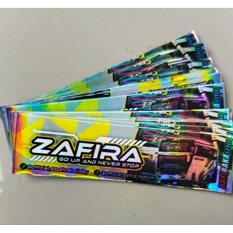 

Stiker hologram zafira asli 1 pcs