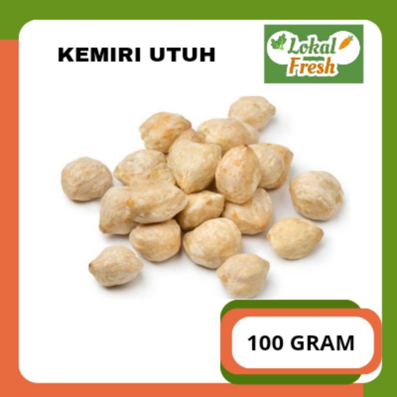 

KEMIRI UTUH BULAT | 100 GRAM | LOKAL FRESH SBY